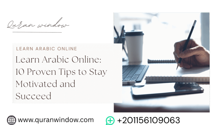 Student learn Arabic online with modern tools and practical tips