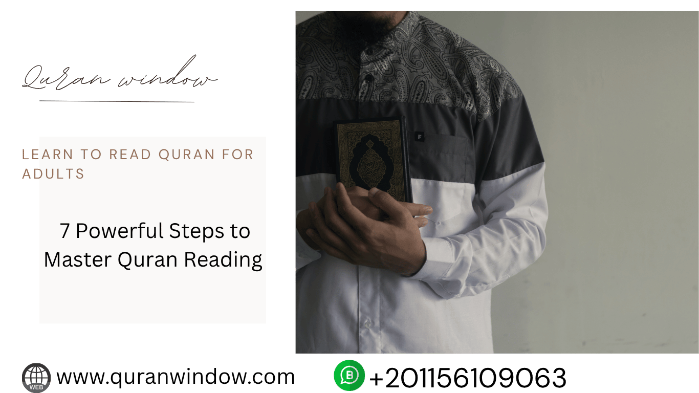 Learn to read Quran for Adults – Online Quran classes for adult beginners with step-by-step guidance