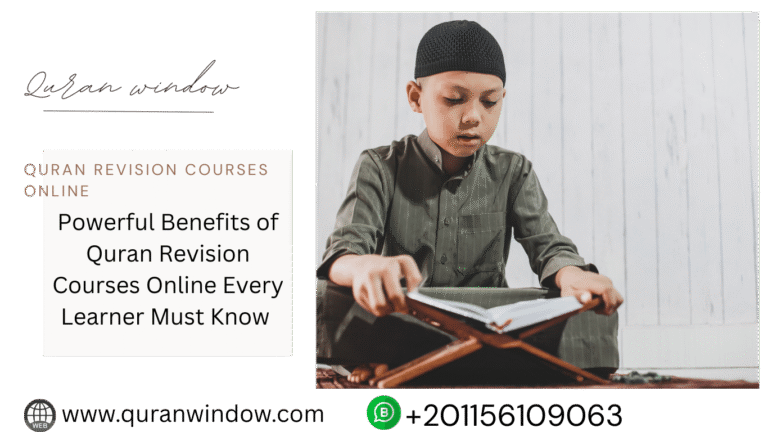 Quran revision courses online with expert teachers helping students strengthen Hifz and Tajweed.