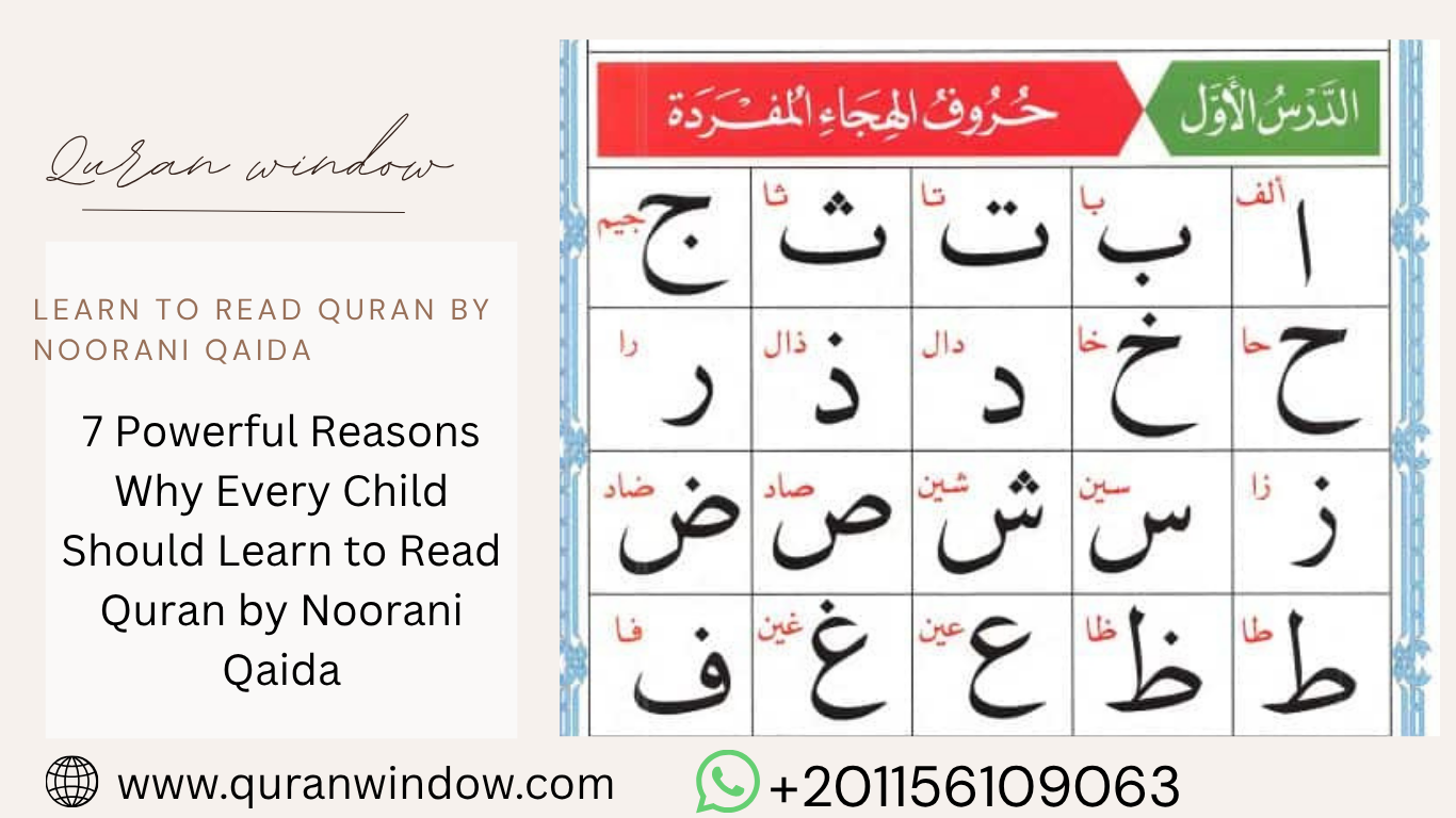 Learn to Read Quran by Noorani Qaida