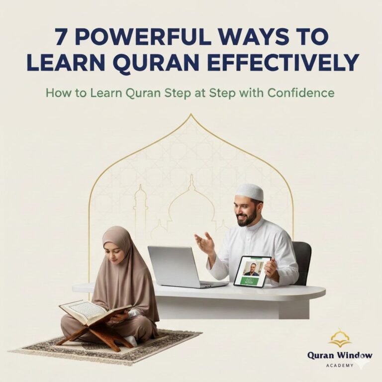 How to Learn Quran Step by Step with Confidence, Clarity, and Spiritual Growth