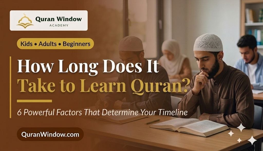 of how long it takes to learn the Quran
